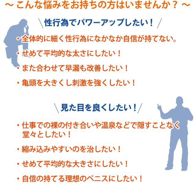 〜 こんな悩みをお持ちの方はいませんか？ 〜